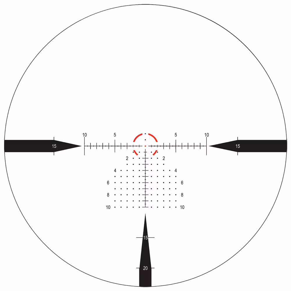 Nightforce Illum Fc Dmx Reticle (2) Reticle View