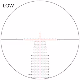 Nightforce Mil Xt FFP Low Reticle View