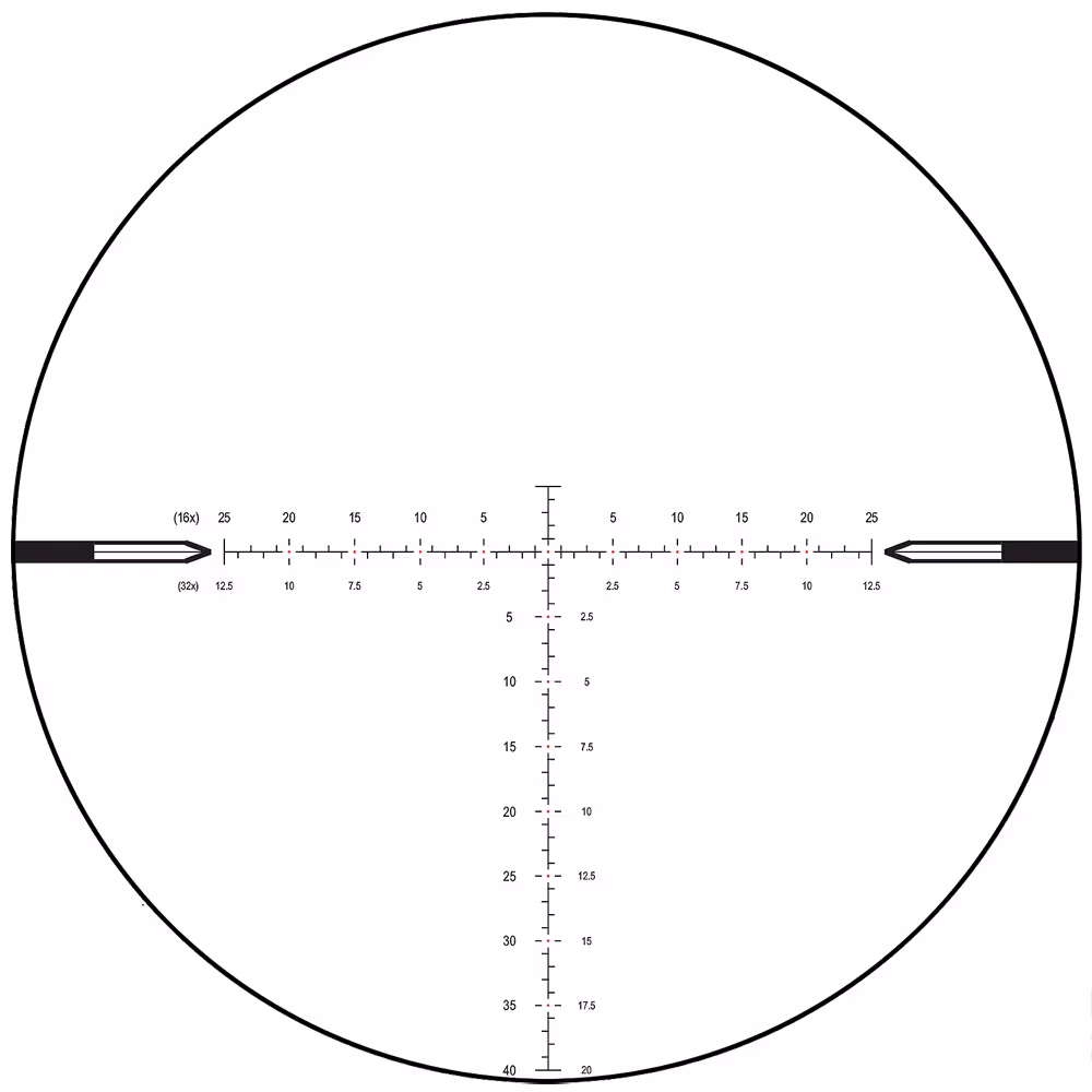 Nightforce MOAR Cf2d 4 32x50 F2 Reticle View